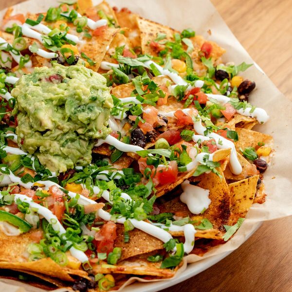 TAKE and BAKE LOADED NACHOS
