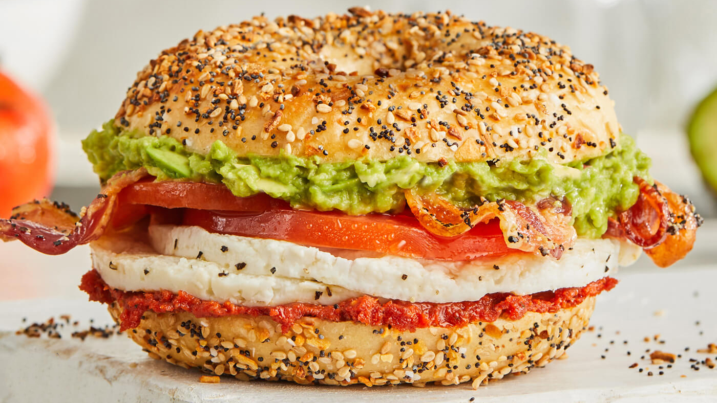 Bacon, Avocado and Tomato Egg White