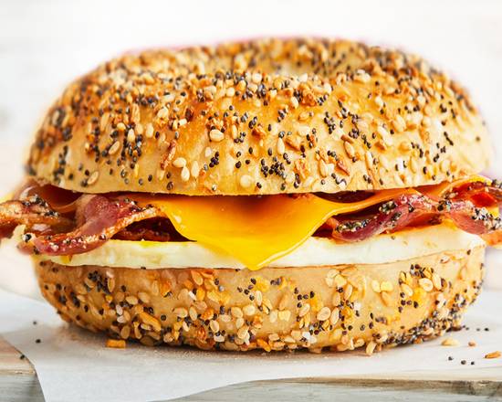 Egg, Peppered Bacon and Cheese