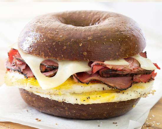 Pastrami, Egg and Swiss