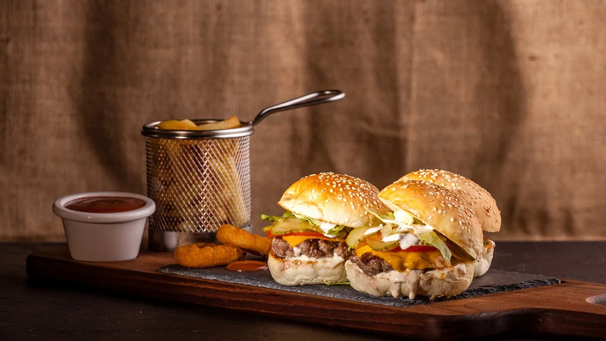 Triple Mini Burgers