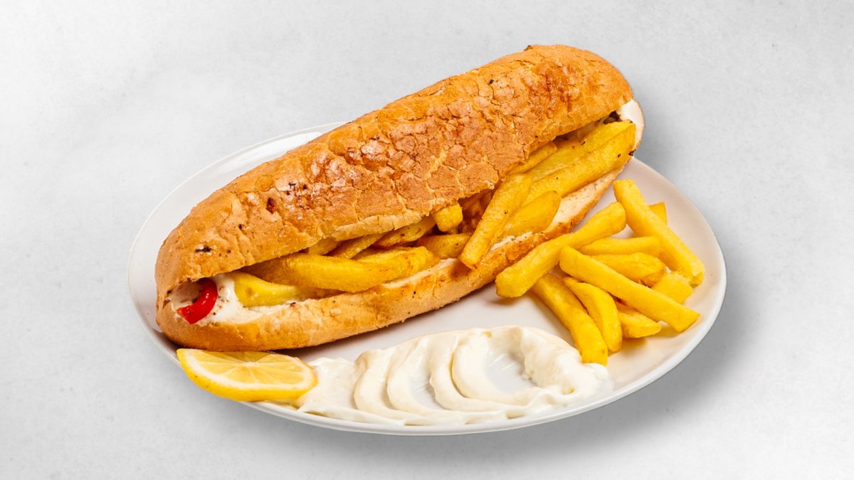 70. French Fry Sandwich