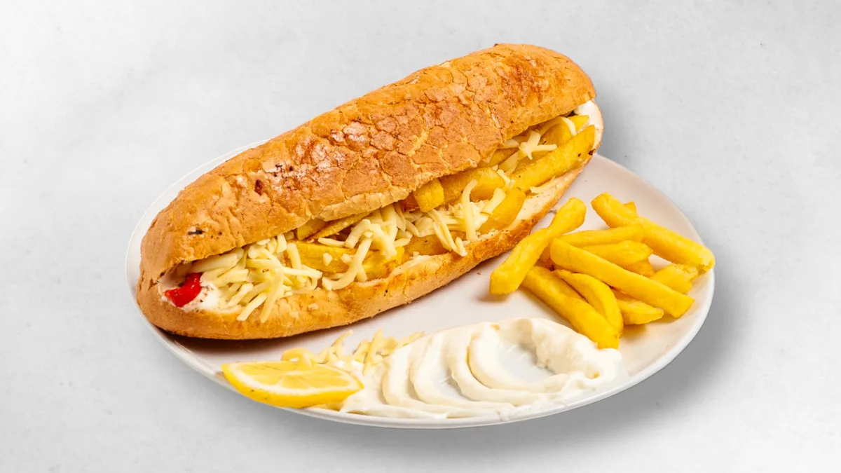 71. Cheese French Fries Sandwich