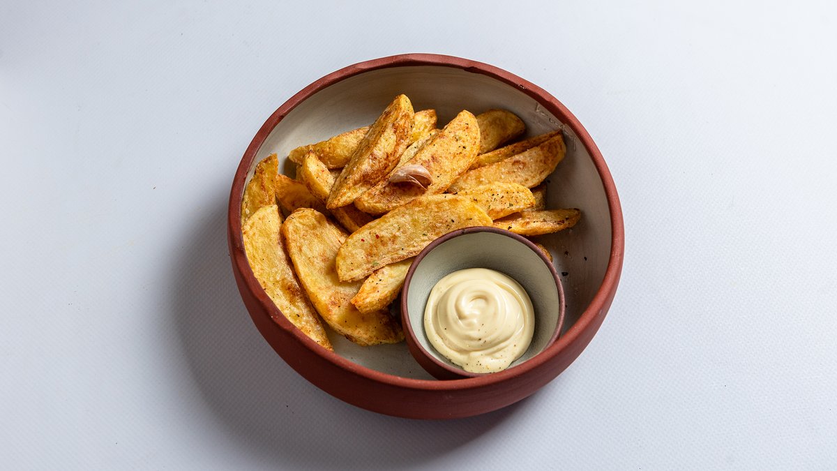 Baked Potatoes with Aioli
