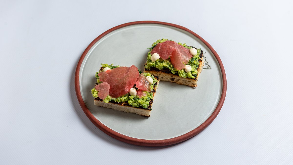 Bruschetta with Gremolata and Beef Carpaccio