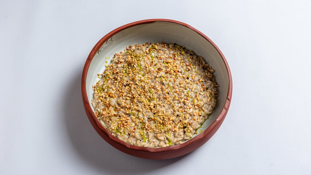Hazelnut Truffle Cream Risotto