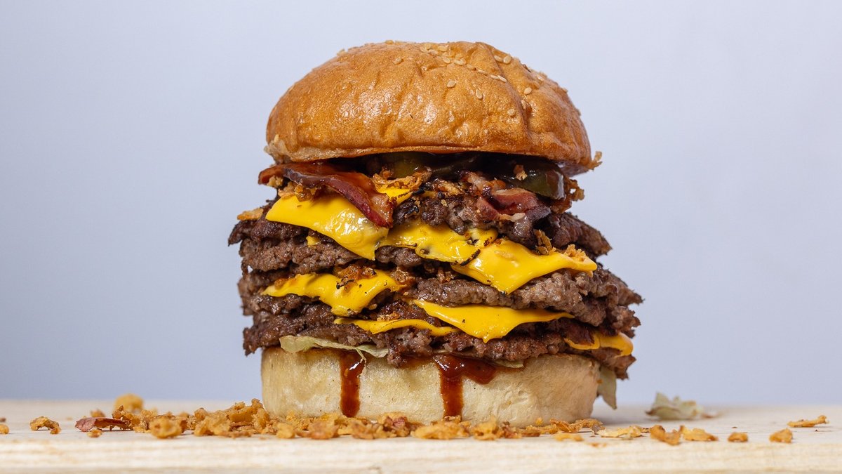BBQ jalapeno double double burger