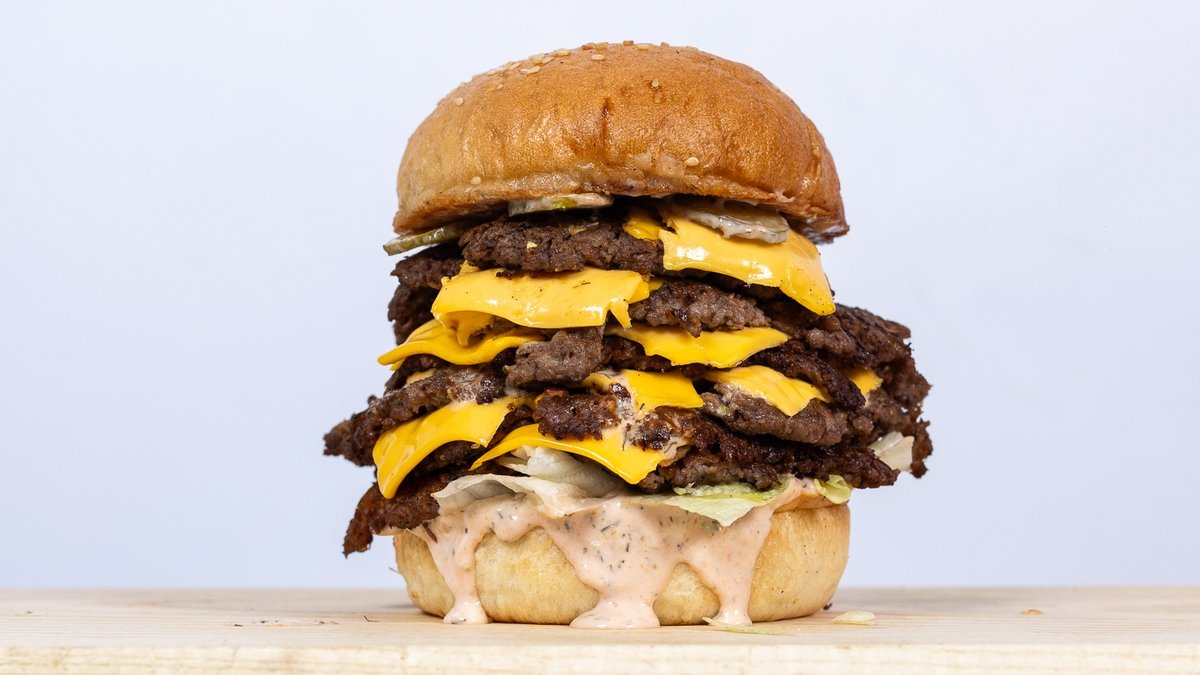 Original triple tiple burger