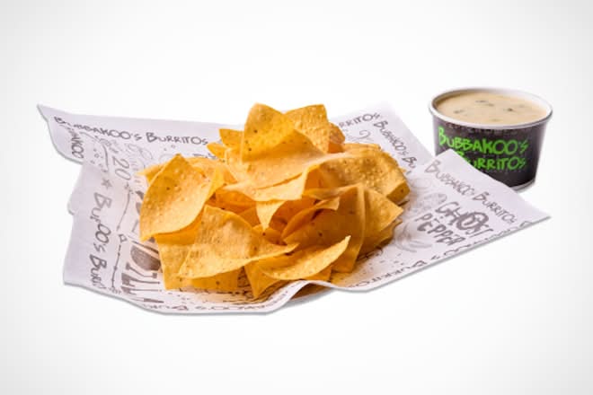CHIPS and LARGE SIGNATURE QUESO
