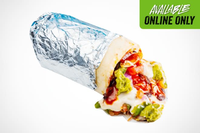 GHOST PEPPER VEGGIE INFERNO BURRITO