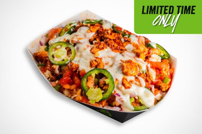 HONEY LIME SRIRACHA CHICKEN BURRITO BOWL