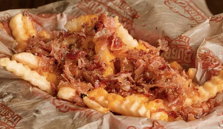Bacon and Cheese Nachos