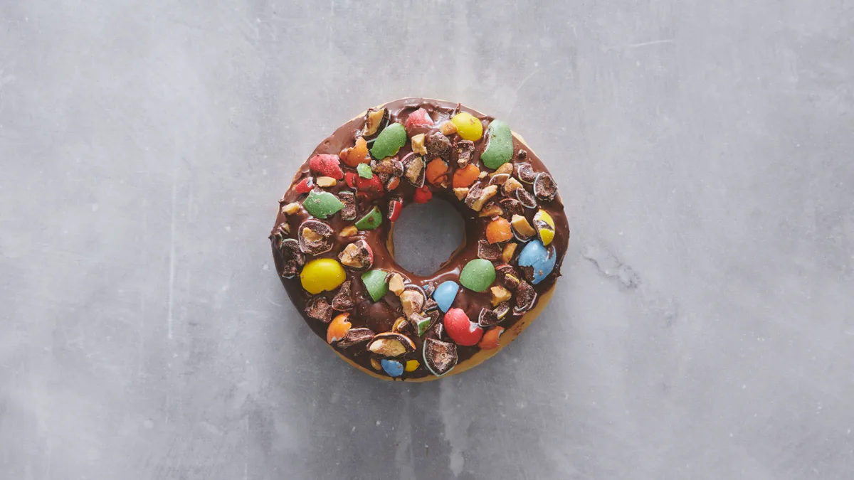 MandM’s Peanuts Donut