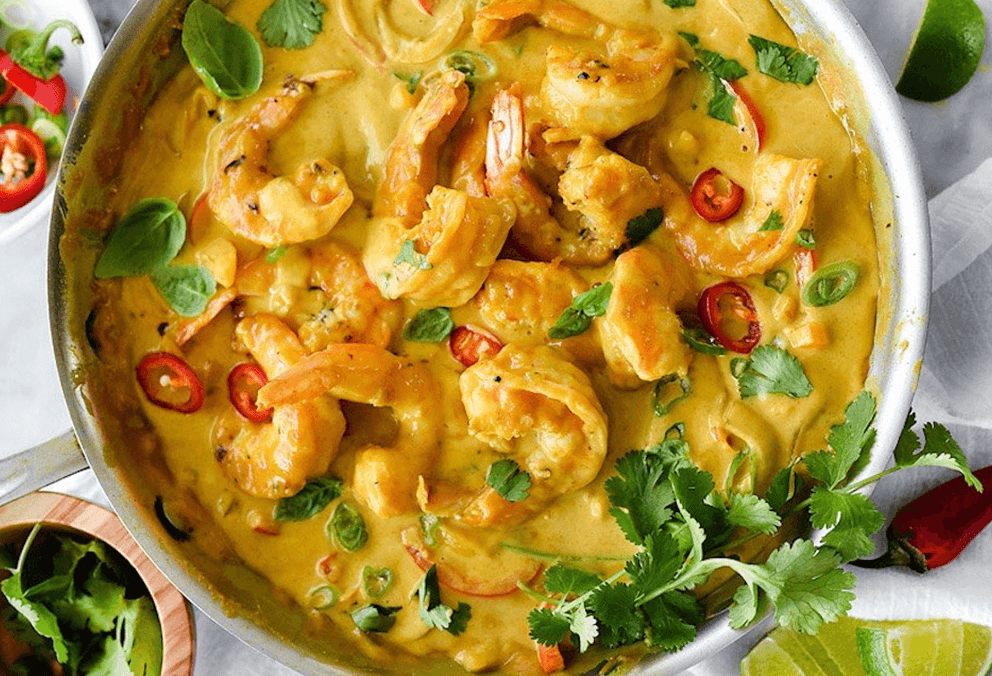 Camarones Coconut Curry