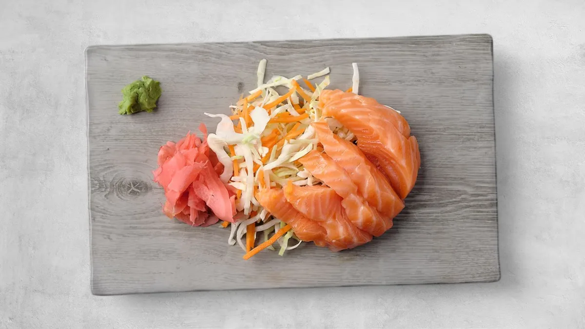 Lazac sashimi