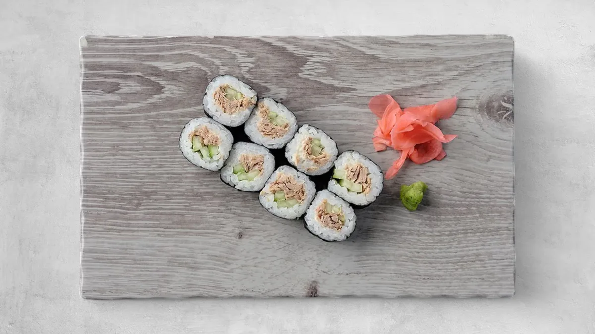 Majonézes tonhal, uborka maki - 8db