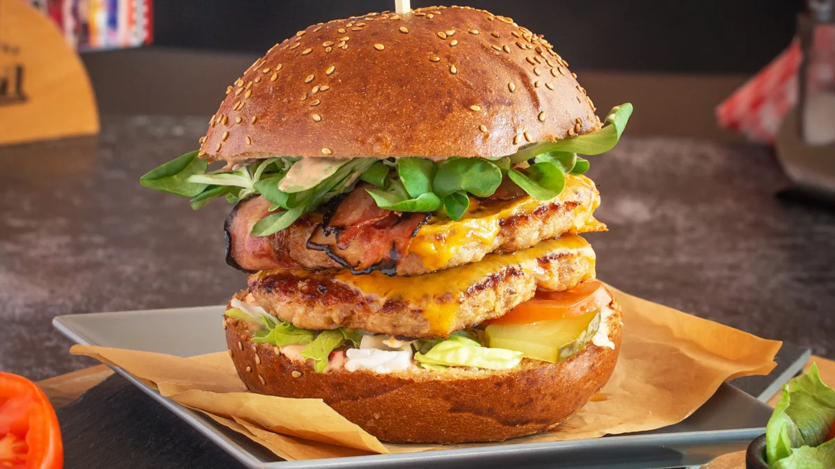 Double Chicken Burger