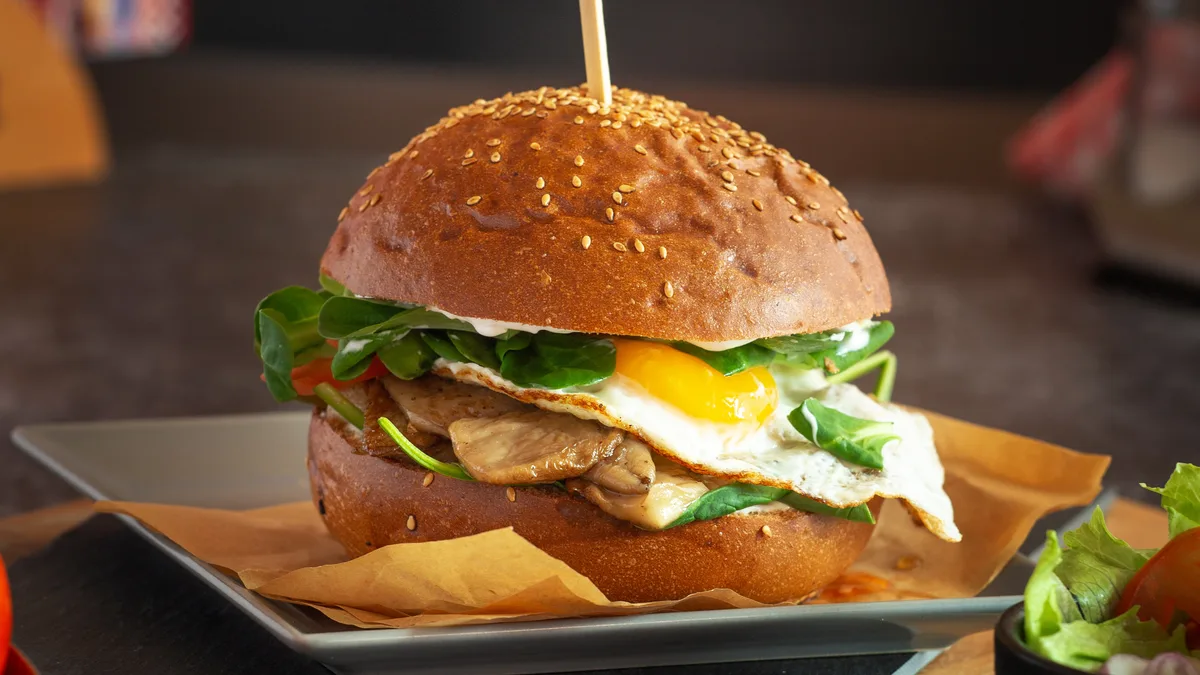 Vegetarian burger