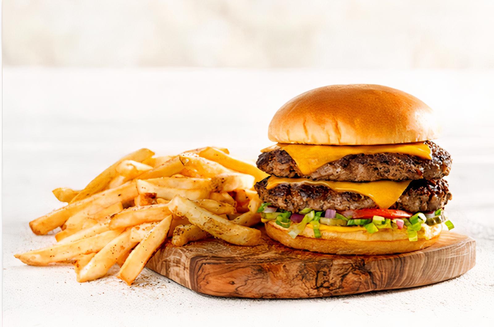 Juicy Lucy Burger ( Double Cheese Burger )