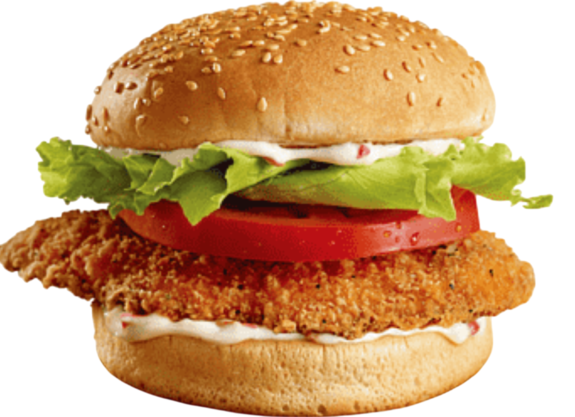 Regular Chicken Burger / Burger au Poulet Regulier