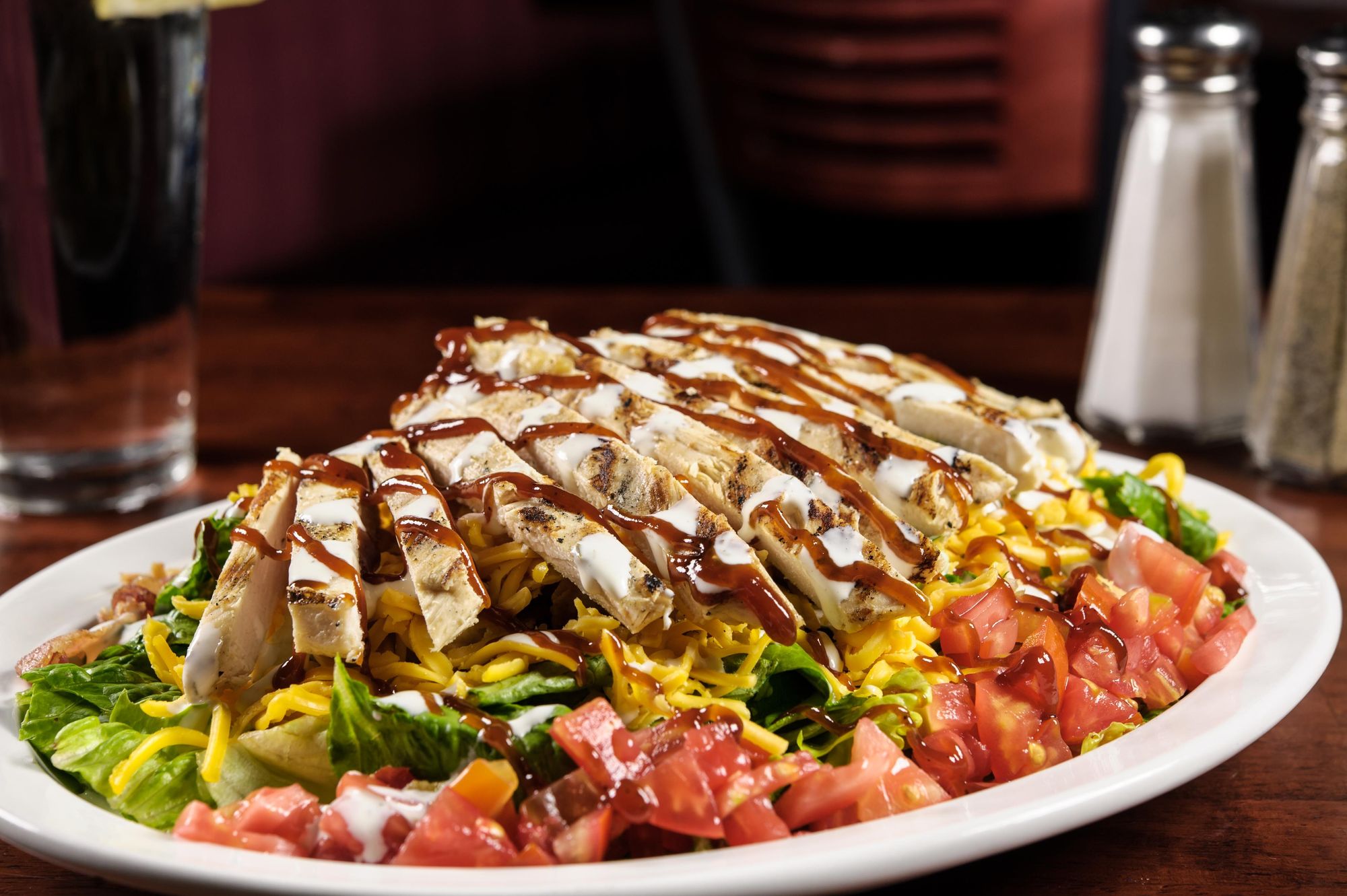 BBQ Chicken Ranch Salad