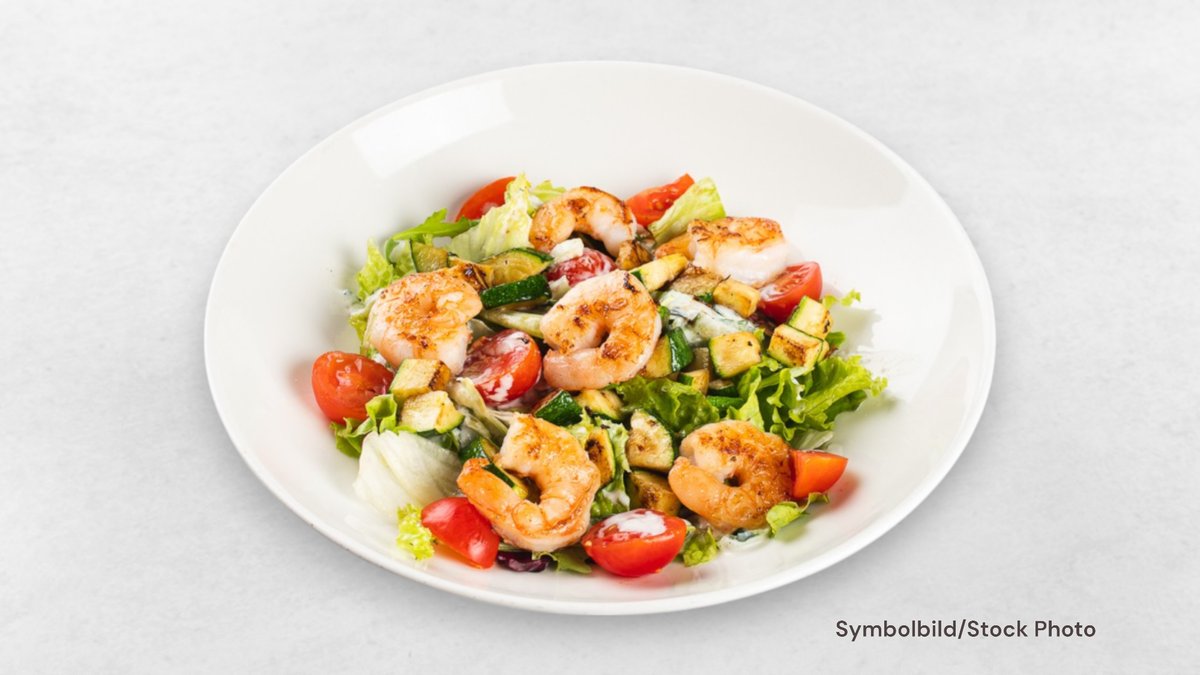 Buffalo Shrimps Salat