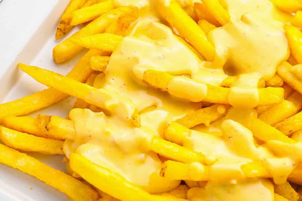 Papas Fritas Con Cheddar