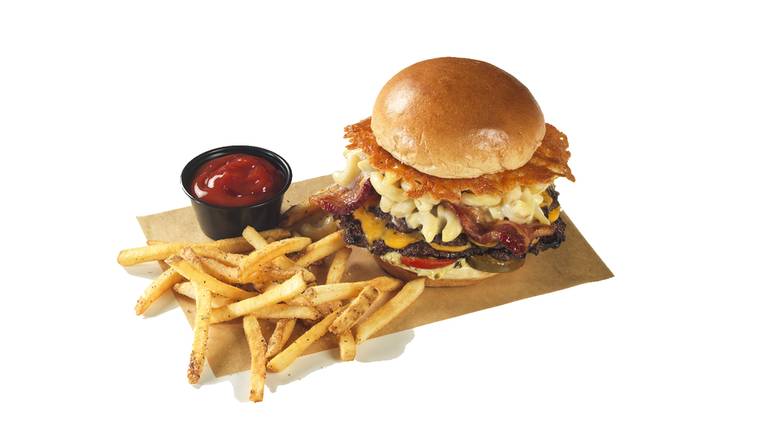 Bacon Mac and Cheese Burger