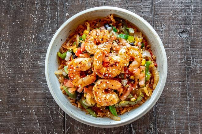 Asian Shrimp Bowl