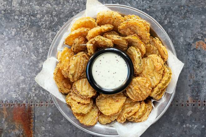 Salt and Pepper Fried Pickles