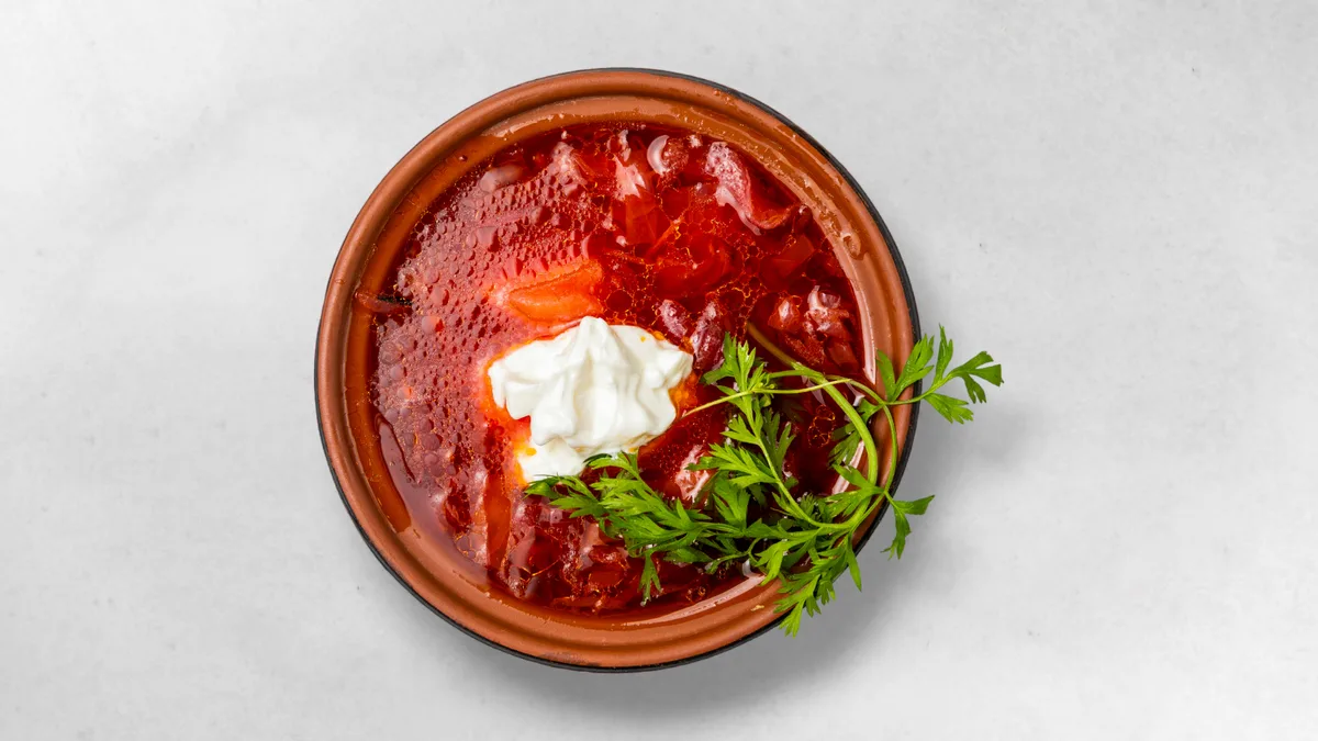 Vegetarische Rote Rübensuppe