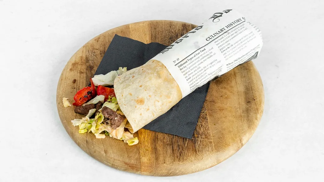 Wrap burger