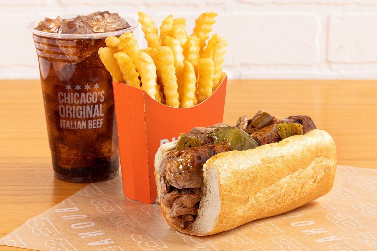 #2: Buona Italian Beef and Sausage Combo Meal
