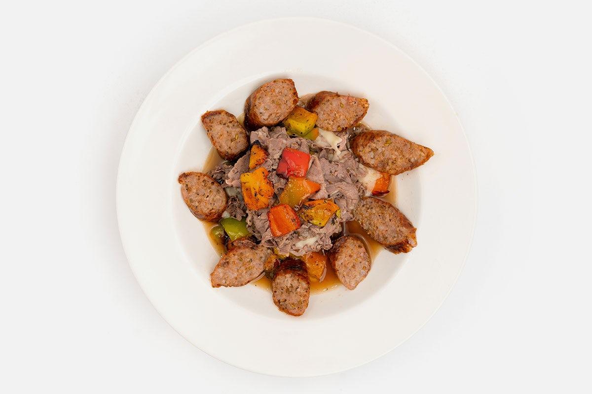 Beef and Sausage Bowl