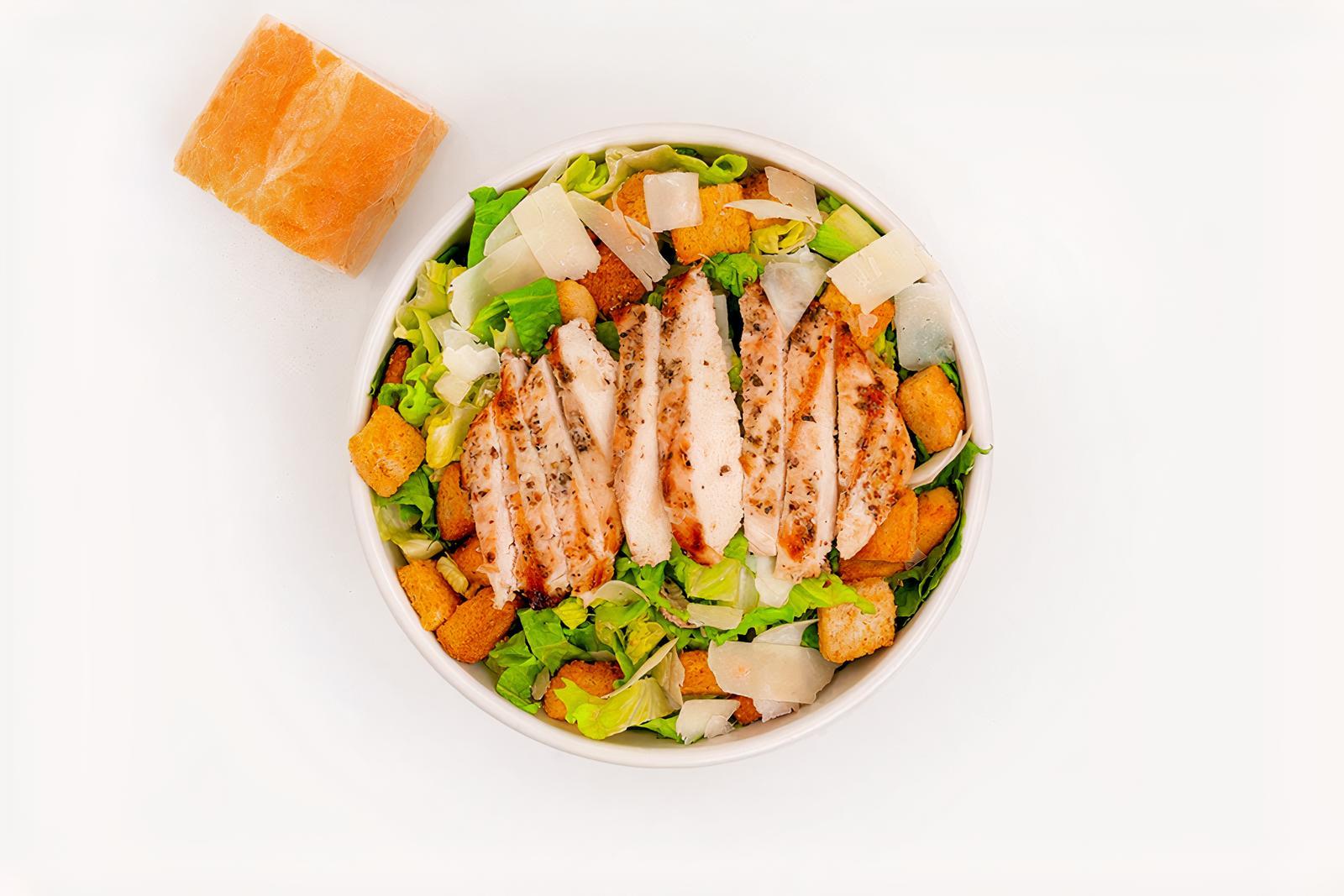 Char-Grilled Chicken Caesar Salad