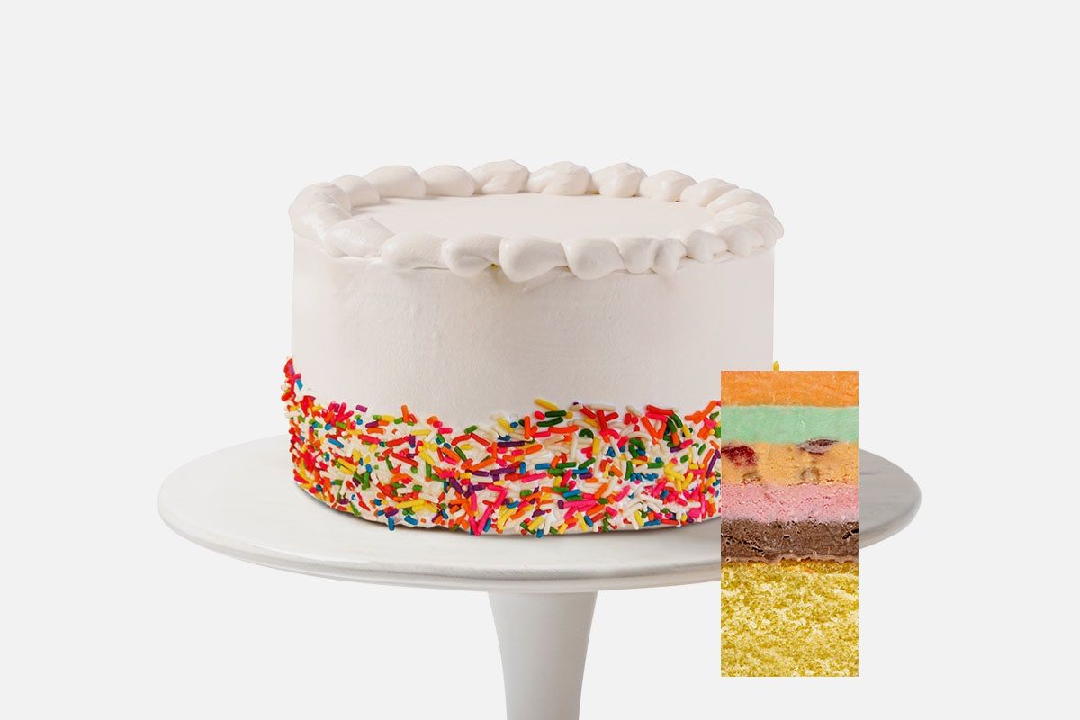 Classic Rainbow Cone Cake