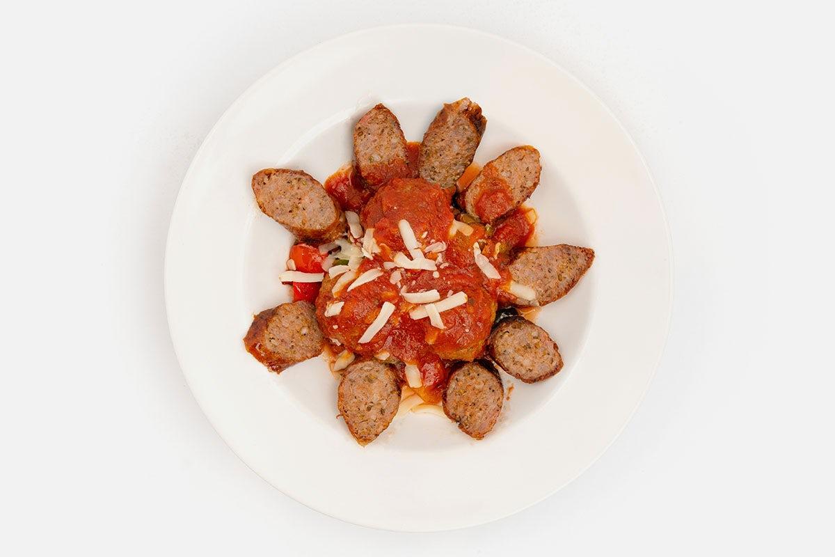 Meatball and Sausage Bowl