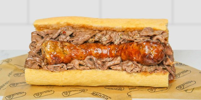 Combo Beef and Sausage Boxed Lunch