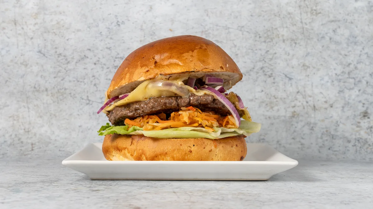 Retro burger