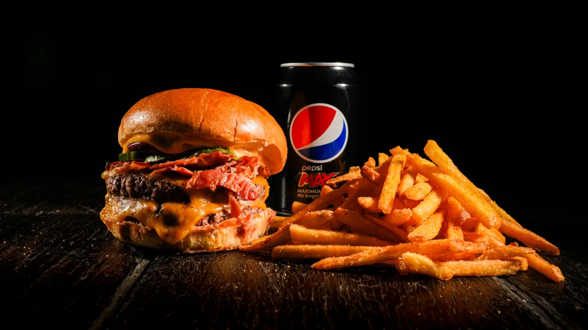 Boom Burger Menu