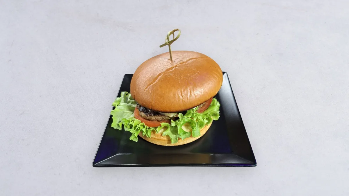 Beef burger gorgonzola