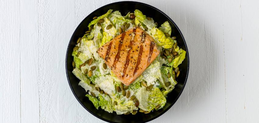 Wild Salmon Caesar Salad