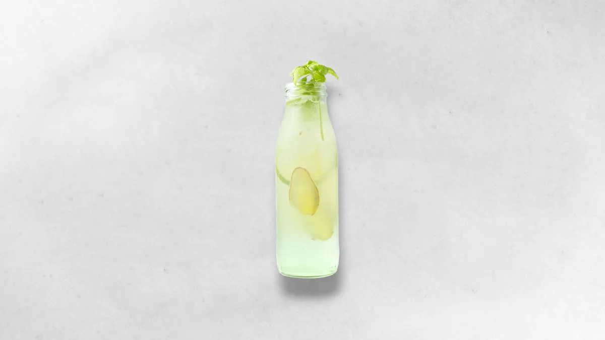 Ingwer Basilikum Limonade 0,5l