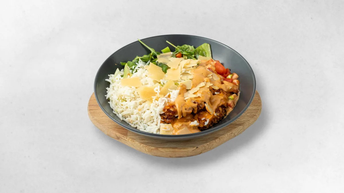 Vegan "Chickenchunks" Bowl