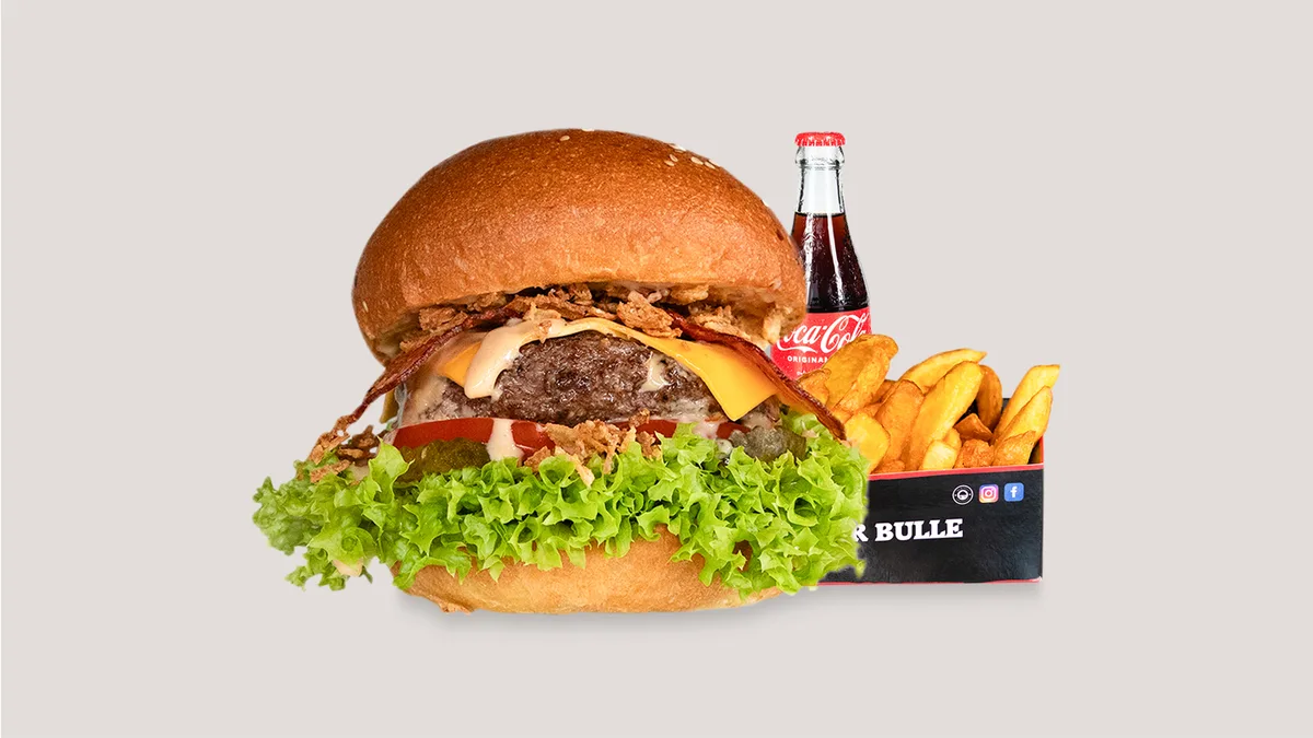 Barbecue Bacon Burger Menu