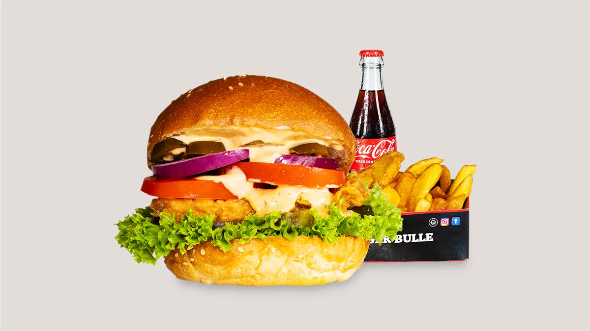 Crispy Chicken Burger Menu