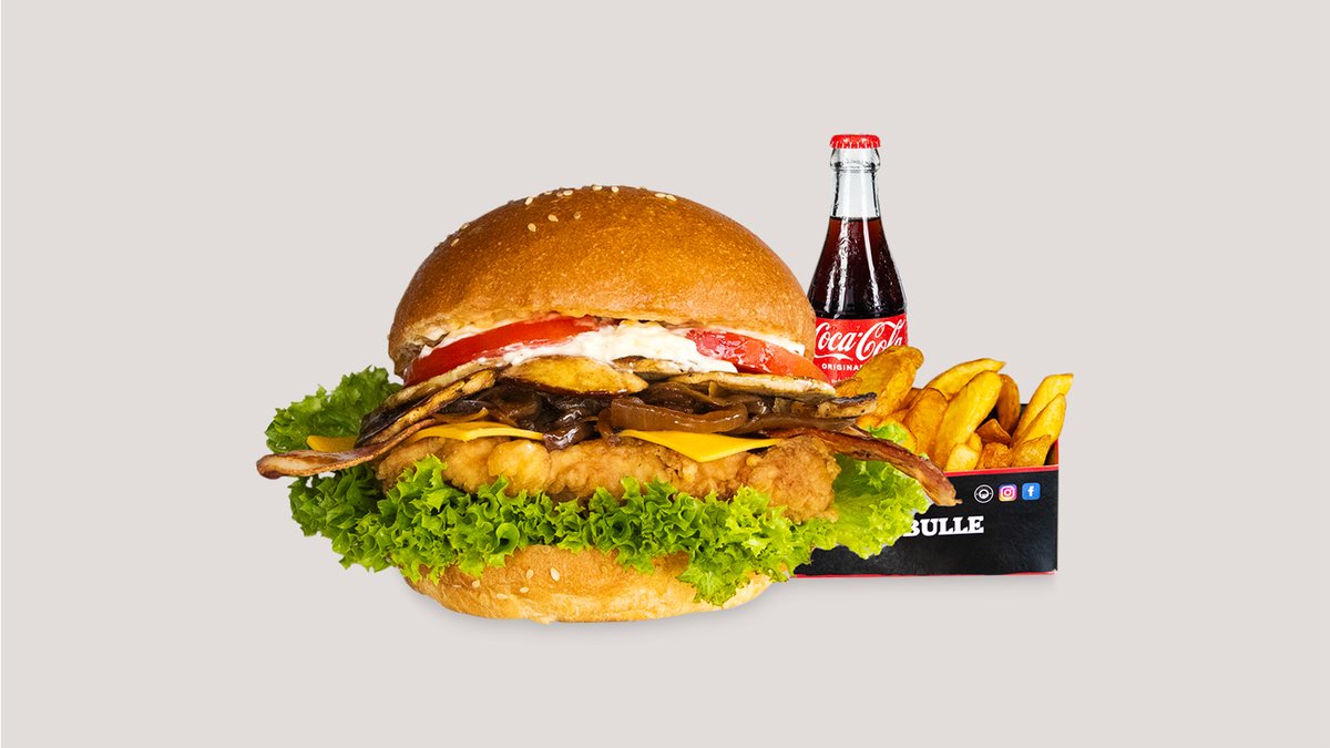 Crispy Deluxe Burger Menu