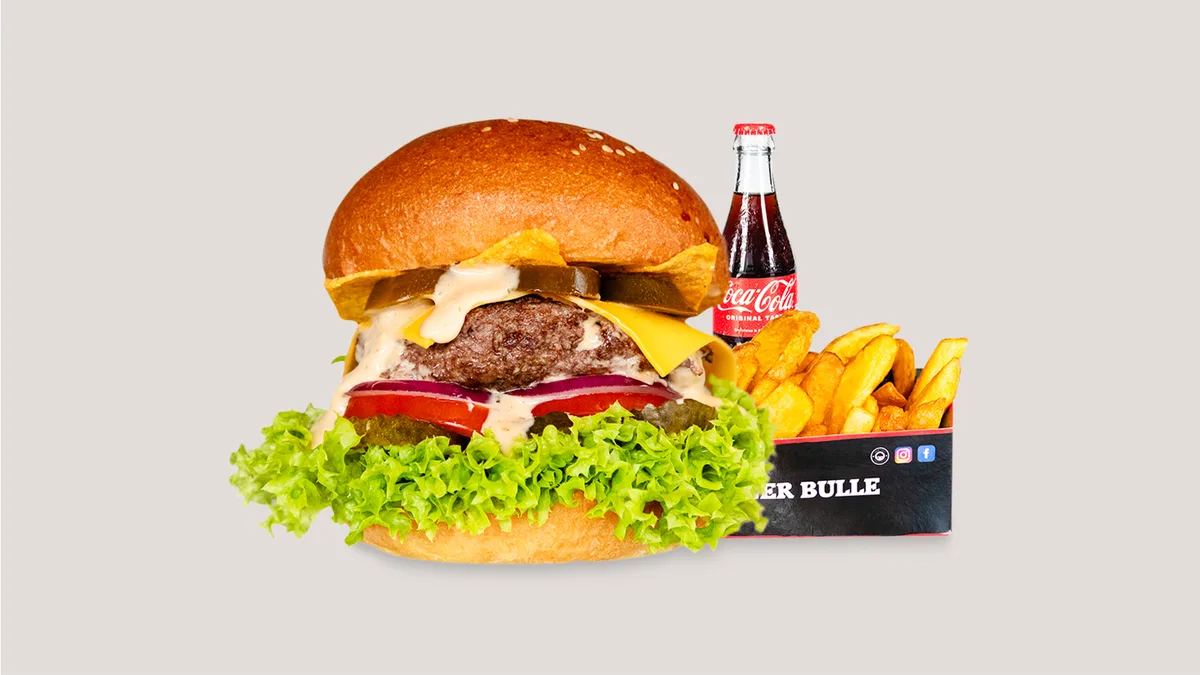 Fire Bull Burger Menu