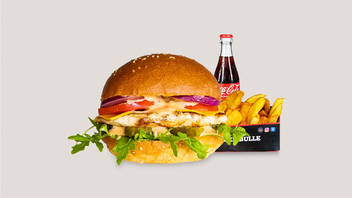 Grilled Chicken Burger Menu