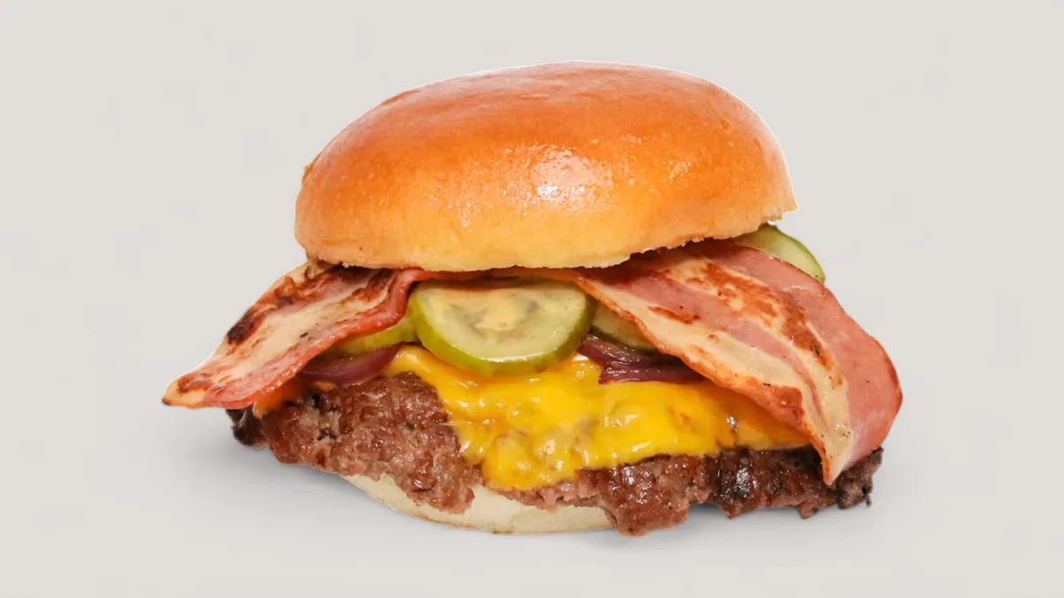 Smash Bacon Burger Menü